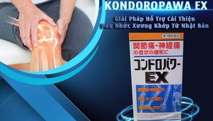 Thực phẩm chức năng xương khớp Nhật Bản Kondoropawa EX